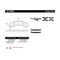 Centric Parts METALLIC BRAKE PAD W/SHIMS 102.0989 - alternate 4